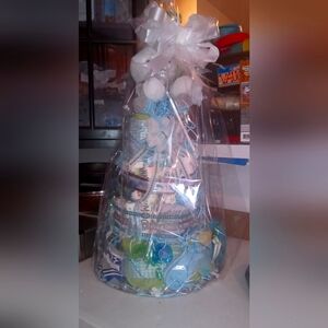 Boys/Girls (any theme avaliable) diaper cake for baby shower